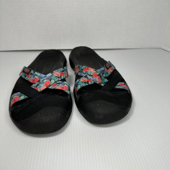 Keen Black Sandals with Colorful Straps - Picture 2 of 9
